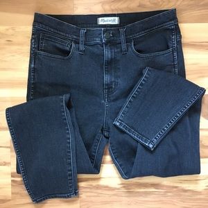 Black Madewell 10” High Riser Skinny Skinny
